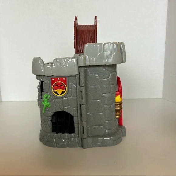 Vintage 1998 Fisher Price Great Adventures All In One Take Along Castle - Picture 6 of 13